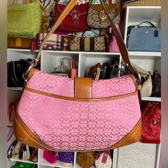 Coach Y2K Barbie Pink Soho Signature Mini C Logo Shoulder Bag- F10926 💕 - Picture 5 of 17